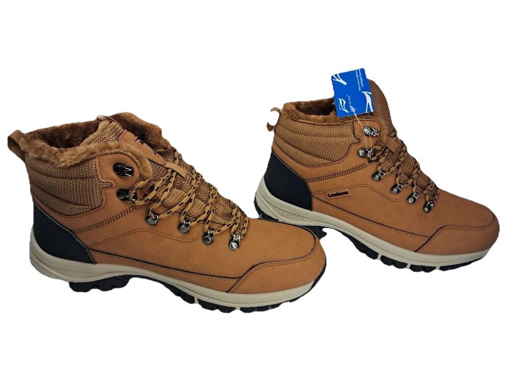 Lamincoa Mens Waterproof Hiking Boots Size 10.5 Tan Outdoor Trail